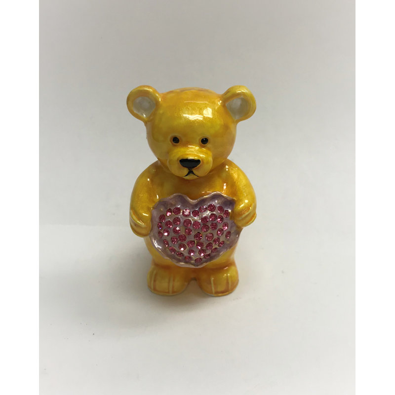 Boîte à souvenirs ours avec cœur