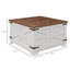 Table basse avec rangement caché HOMcom