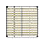 Très grand lit en velours noir - Design ergonomique et structure en métal robuste en bois massif rembourré avec tête de lit, construction confortable