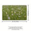 Ensemble de 3 tapis de salle de bain Green Daisy Meadow Cottagecore Home