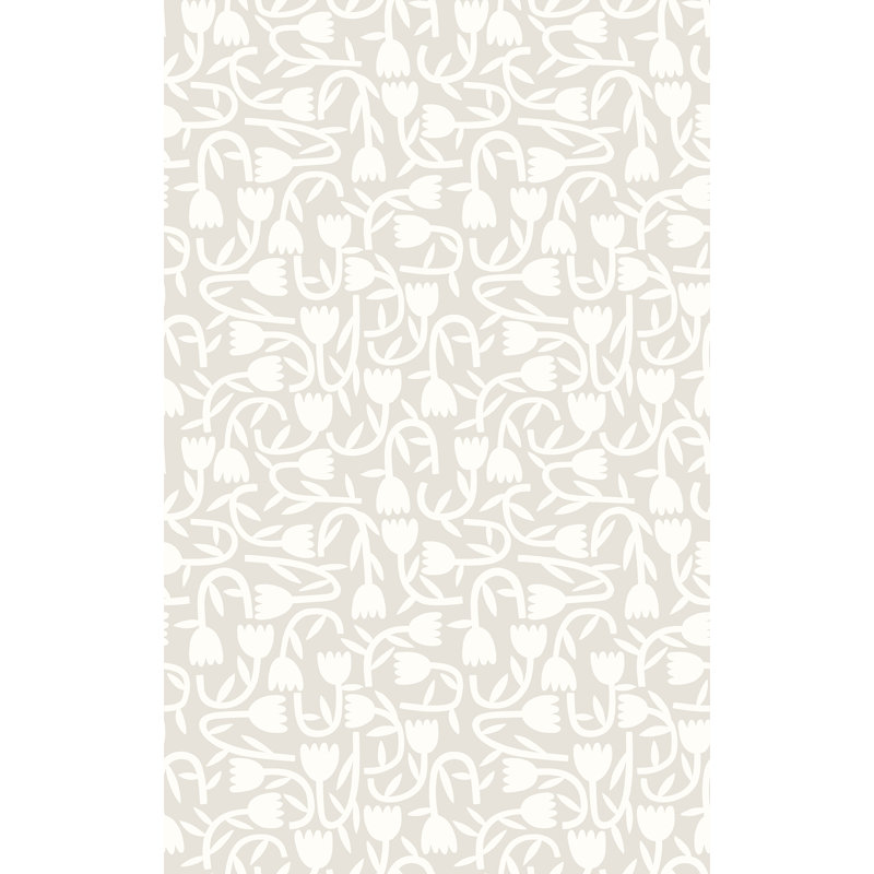Chaydon Floral Roll, White