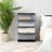 4 Drawer Wide Plastic Storage Chest with Casters-1113782788