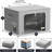 Storage bins with Window (3 Pack, Medium)-100896064