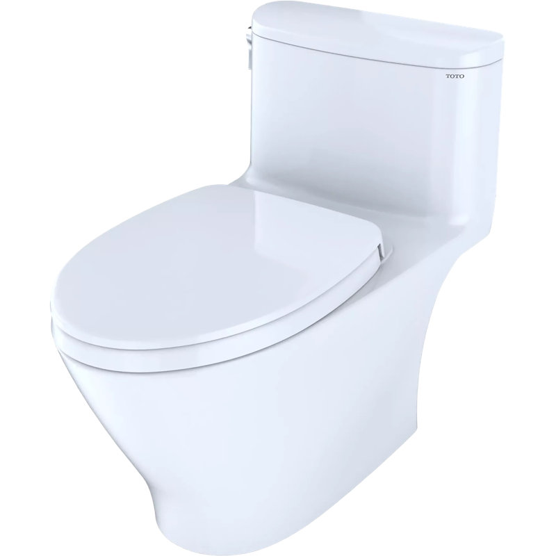 Nexus® 1.28 GPF Elongated One-Piece Toilet High Efficiency Flush (Seat Included), Cotton White
