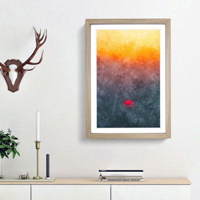 Sunset in Portugal - Framed Print