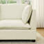 Canapé modulaire à 4 places avec 2 repose-pieds et canapé-lit en chenille Comfy Cloud