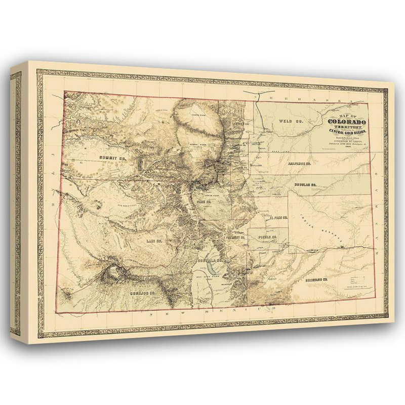 Art sur toile tendue, Breakwater Bay Monk, titre: CO, H 15 po x l 18 po