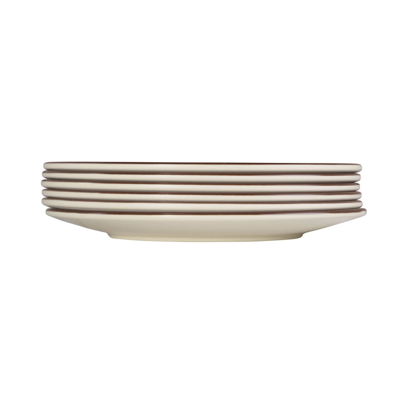 Assiette plate en mélamine 12,5" grésiller ca-mojave, Vanille