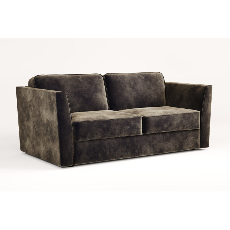 Jay-Be® Elegance Sofa Bed with e-Sprung™ Mattress - Three seater - Luxe Velvet, Steel