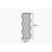 Modern Wall-Mounted Mirror, 15.7 x 47.2 x 0.9 inches | 100% MDF with Ecological Flotal-E Glass | Stylish White & Black Design, Perfect for Home Decor | Sleek, Novelty Concept for Contemporary Spaces-1317872066