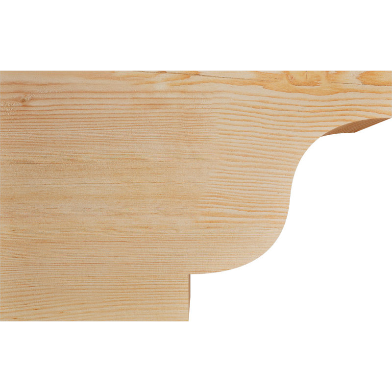Queue de chevron lisse Newport, Sapin de Douglas, H 12 po x l 18 po x P 3,5 po