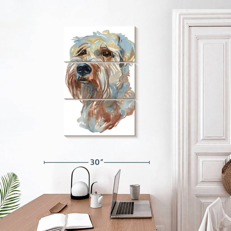 Brampt Wheaten Terrier, 32" H x 20" W