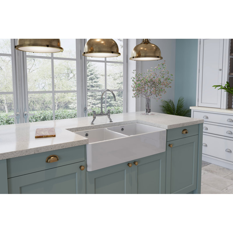 Double Bowl Farmhouse/Apron Kitchen Sink