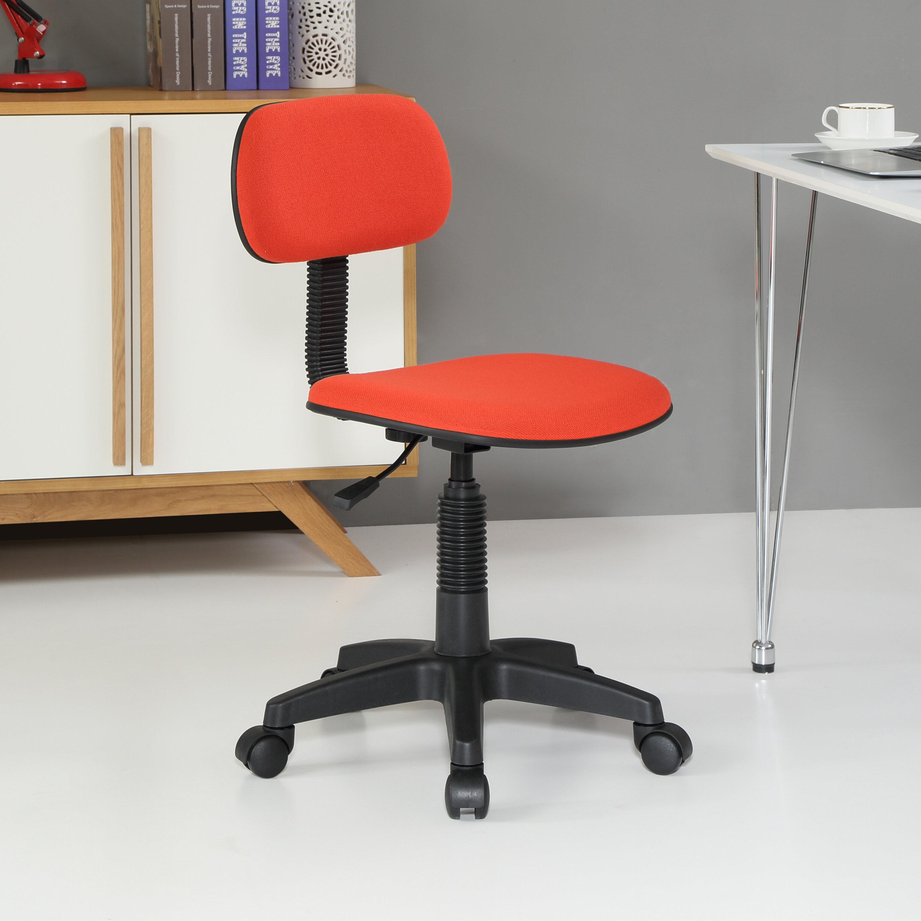 Small desk chair online with wheels