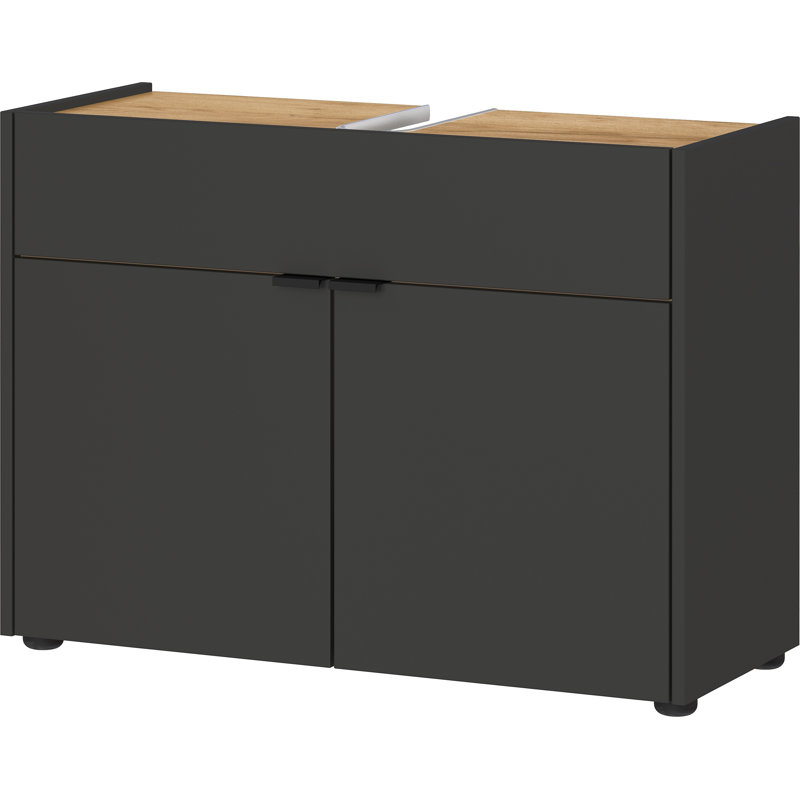 Lawhon Vanity Base, Black