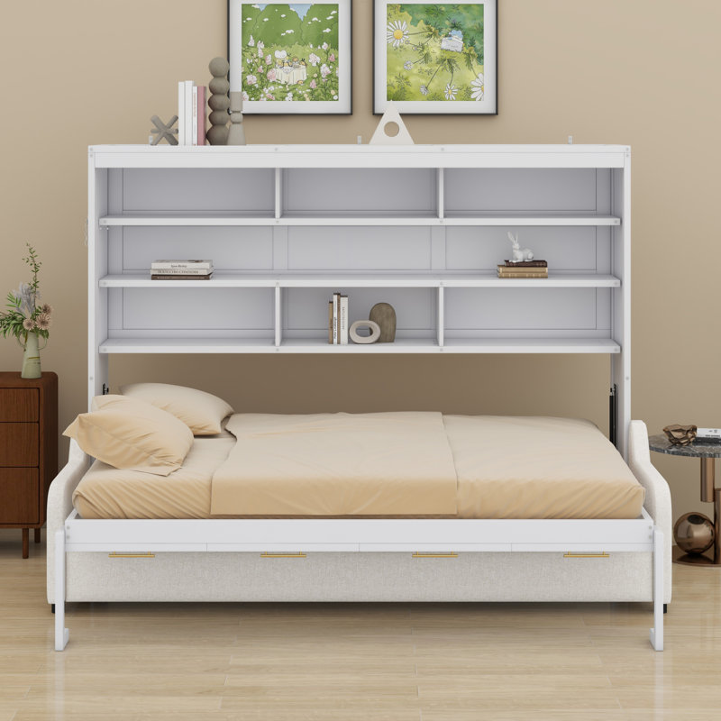 Murphy Cabinet Bed with Folding Sofa - Thumbnail 2