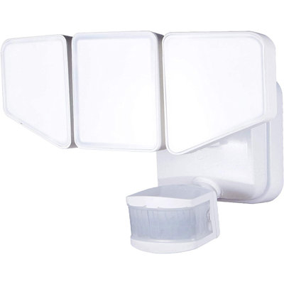 LED Outdoor Flood Security Sensor, 3100 Lumens, 3 Adjustable, Selectable Color 2200K-5000K, Motion Light, Driveway, Patio, Front Yard, Garage