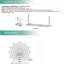 Luminaire suspendu à DEL haute baie 2FT 220W / 200W / 180W et CCT réglable 4000K / 5000K 30800LM, entrepôt à intensité variable, liste UL DLC