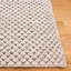 Tapis beige en laine / coton tissé à la main Vermont-98090483