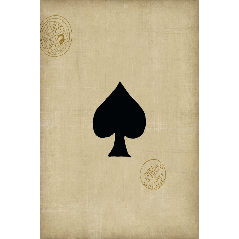 Spade by Vision Studio - Wrapped Canvas Print, 91cm H x 61cm W x 3.8cm D