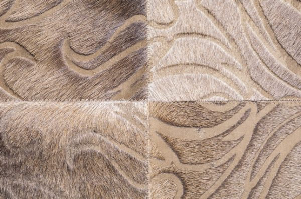 Filigrano Cowhide Southwestern Area Rug in Brown