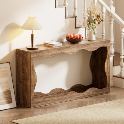 63-Inch Console Table With Storage Space