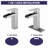 Elegant Brushed Nickel Bathroom Faucet - Single Handle Waterfall With Deck Plate & Pop Up Drain Modern Sink Tap-125364275
