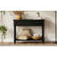 Console étroite Farmhouse avec 2 tiroirs et tablette inférieure-306720393