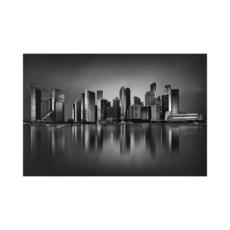 Marina Skyline by Ahmed Thabet - Wrapped Canvas Print, 20.32cm H x 30.48cm W x 1.91cm D