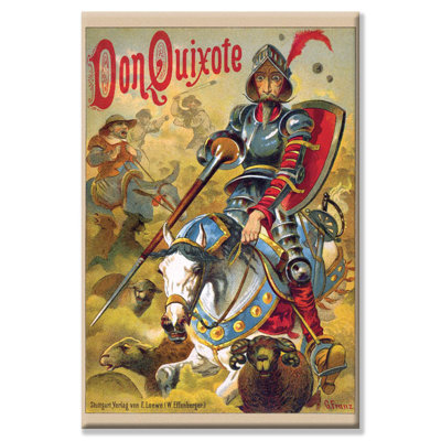 Publicité rétro sur toile tendue Don Quixote