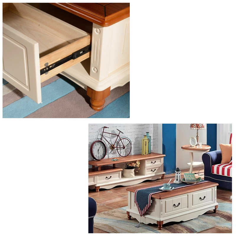 Table basse élégante et discrète, Beige