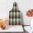 Ambesonne Plaid Tempered Glass Cutting Board Colourful Quilt Motif Abstract Multicolor