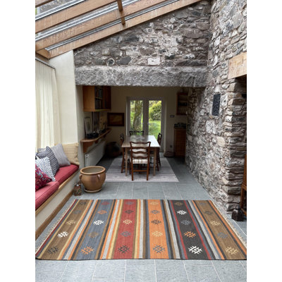Strozier Striped Hand Woven Area Rug