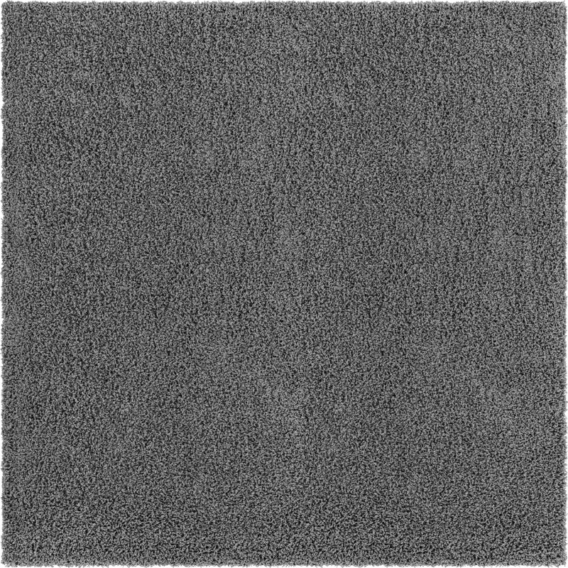Tapis gris Renesha, Carré 8 pi 2 po