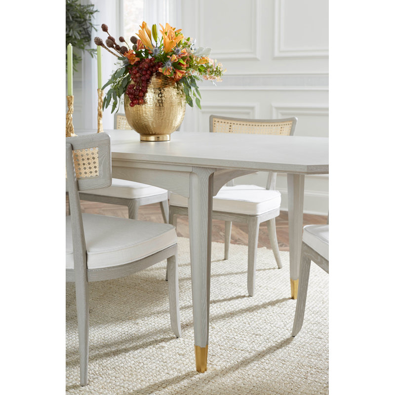Bertram Dining Table, Soft Gray