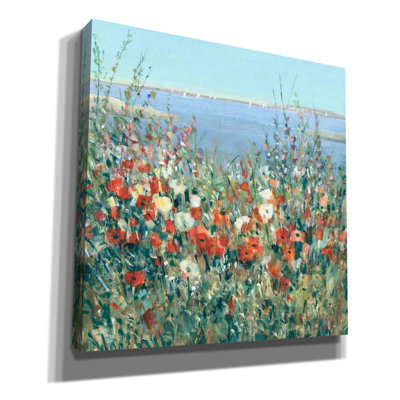 «Seaside Garden II» par Tim O'toole, art mural sur toile