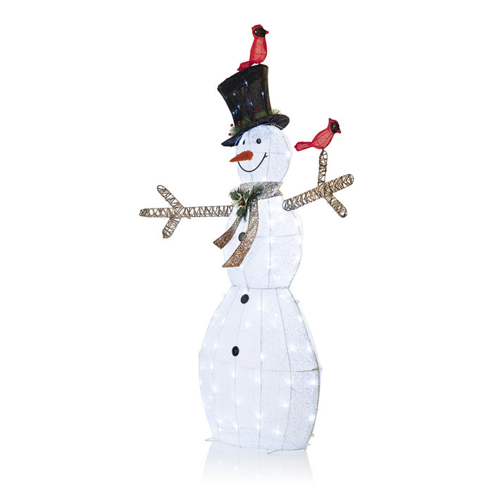 The Holiday Aisle® Snowman Lighted Display & Reviews 