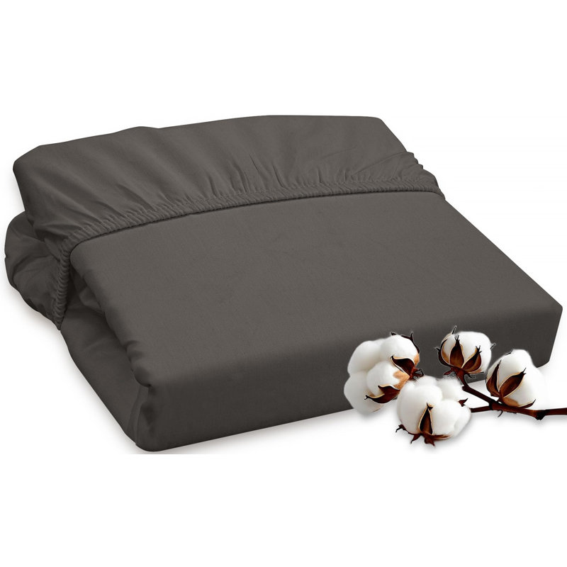 Royale Linens 300 Thread Count 100% Long Staple Combed Cotton Flat Sheet - Super Soft - Top Sheets - Flat Sheet Sold Separately - Breathable, Cool & Crisp Percale Sheets Only 