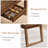 Rectangular Dining Table With Drawer & Solid Wood Legs (Just 1Pcs Dining Table)