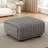 Degeorge 32" Wide Contemporary Channel Tufted Storage Ottoman With 2 Drawers-114657016
