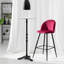 Carbajal Upholstered Counter Stool with Metal Frame-1192035913