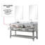 Meuble-lavabo double en chêne blanc 60 po X P 22 po D, comptoir en marbre de Carrare, ensemble de robinet et Miroirs-118024562