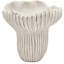 Vase de plante d'intérieur patiné texturé sable et corail patiné