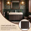 Meuble-lavabo mural simple 36 po avec surface solide 36 po-830916358