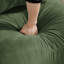 Chenille  Loveseat with 2 Movable Ottoman (Green)