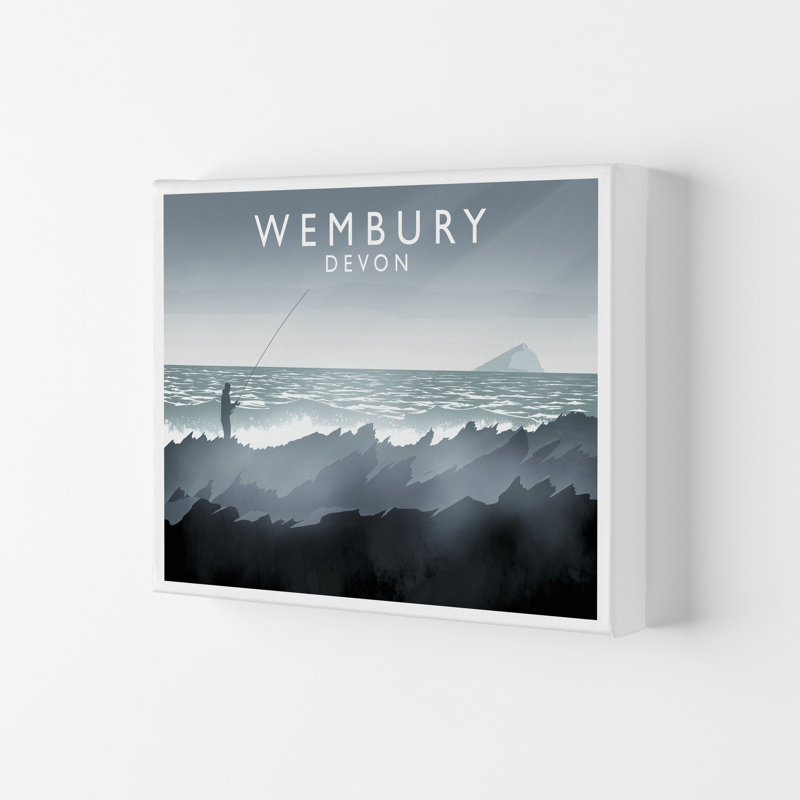 Wembury by Richard O'Neill - Print, 42cm H x 59.4cm W x 4cm D, Wrapped Canvas