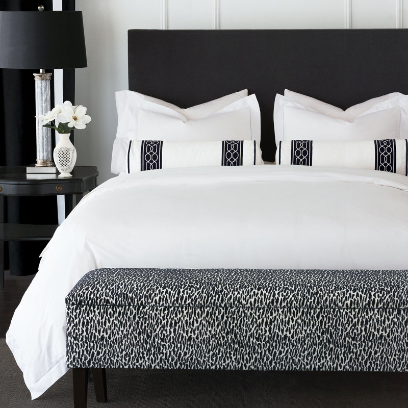 Gianna Luxe Duvet Cover, Chiaro Luxe White, Full
