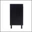 Armoire 2 portes avec tablettes réglables, dispositif anti-déversement et rotin résistant à l'humidité pour la chambre à coucher, le salon et le bureau