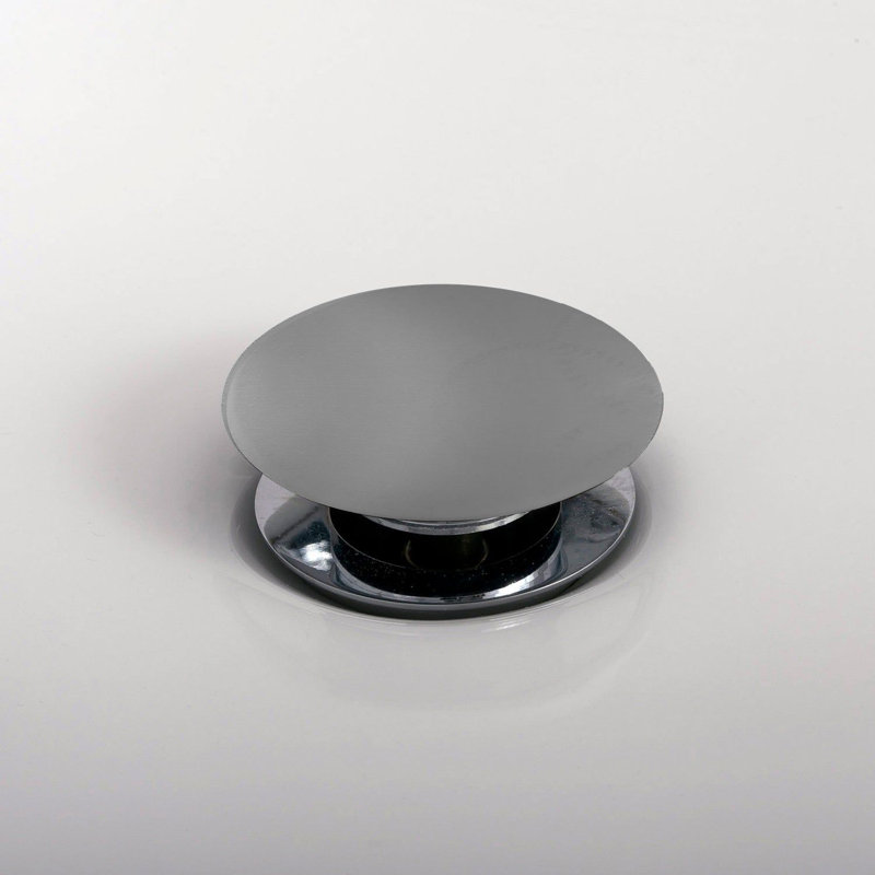 DAX Freestanding Bath Tub Pop Up Cover and Overflow Ring, Brushed Nickel