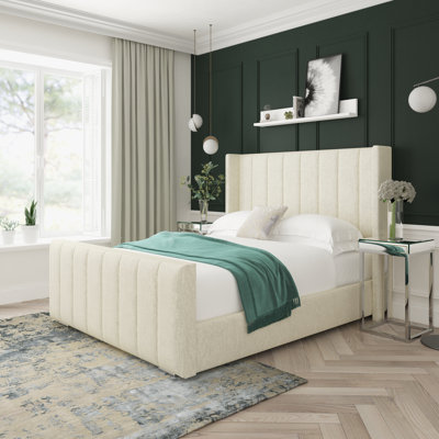 Willow Chenille Upholstered Bed Frame